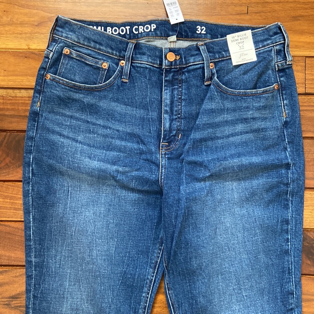 NWT J Crew Demi Boot Crop Jeans - Picture 3 of 15